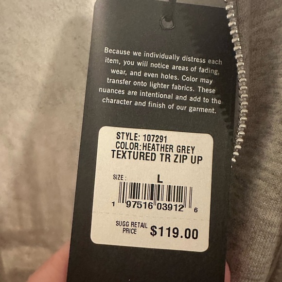 True Religion Limited edition gray zipper hoodie - Picture 5 of 6